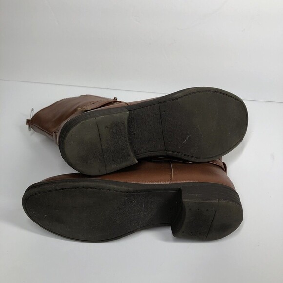 Gap Moto Boots Size 8 Brown Pull On Ladies Classic Western - Picture 3 of 7